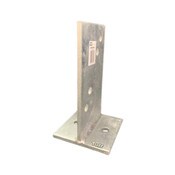 Bolt Down T Blade Stirrup 130mm HDG